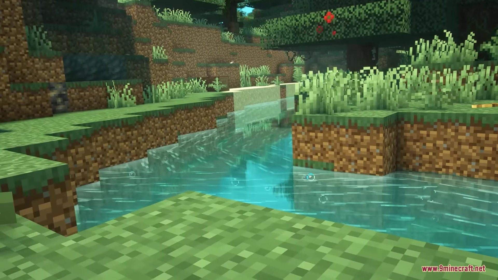 Dynamic Waters Mod (1.20.1) – Transform Flat Water Into Real Flowing Rivers