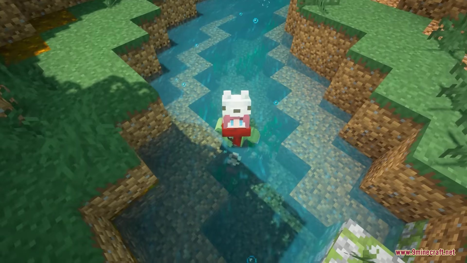 Dynamic Waters Mod (1.20.1) – Transform Flat Water Into Real Flowing Rivers