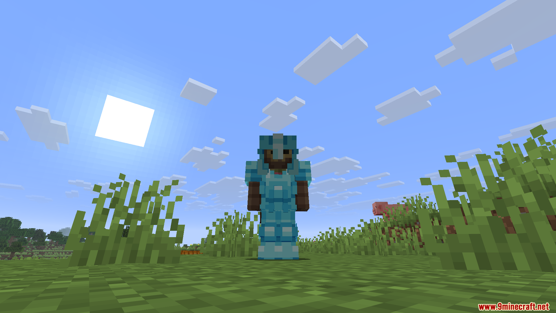 Glowing 3D Armor Resource Pack (26.1.2, 1.21.11) – Detailed 3D Armor