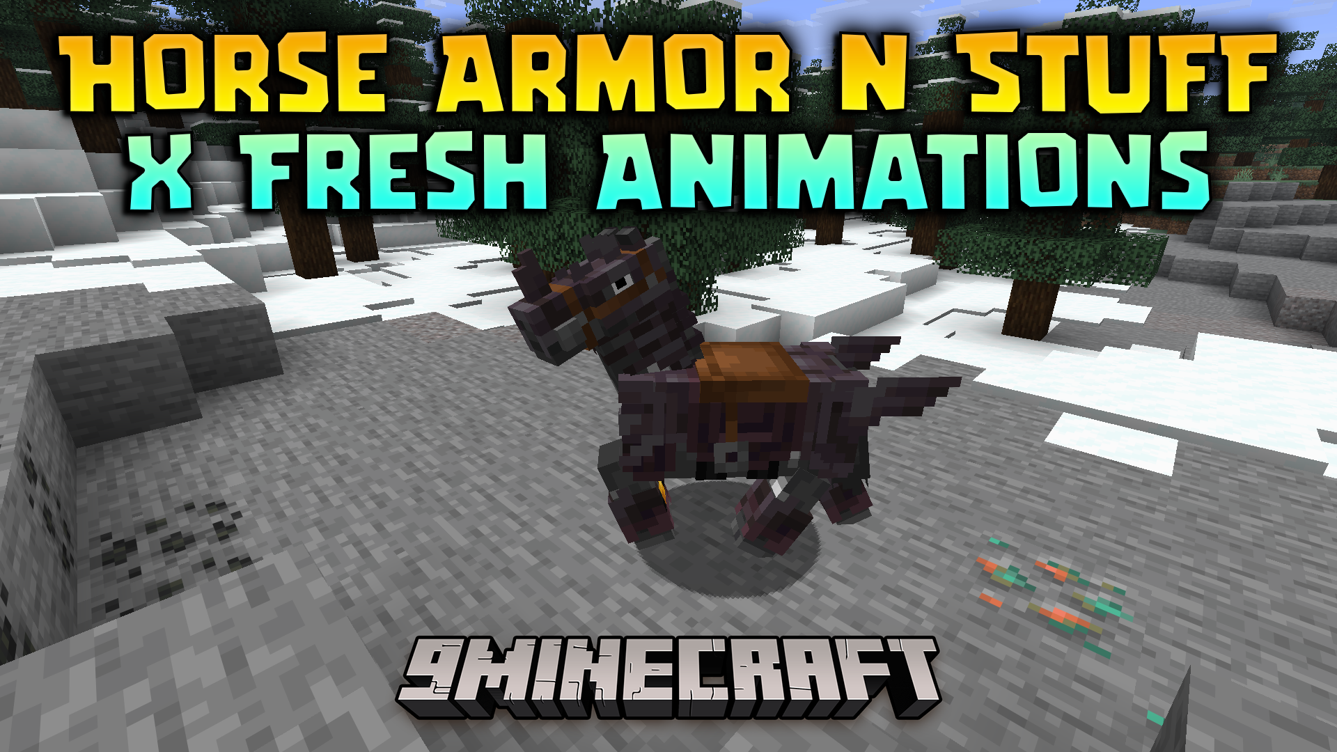 Horse Armor N Stuff X Fresh Animations Resource Pack (1.21.11) – Animated Horse Armor