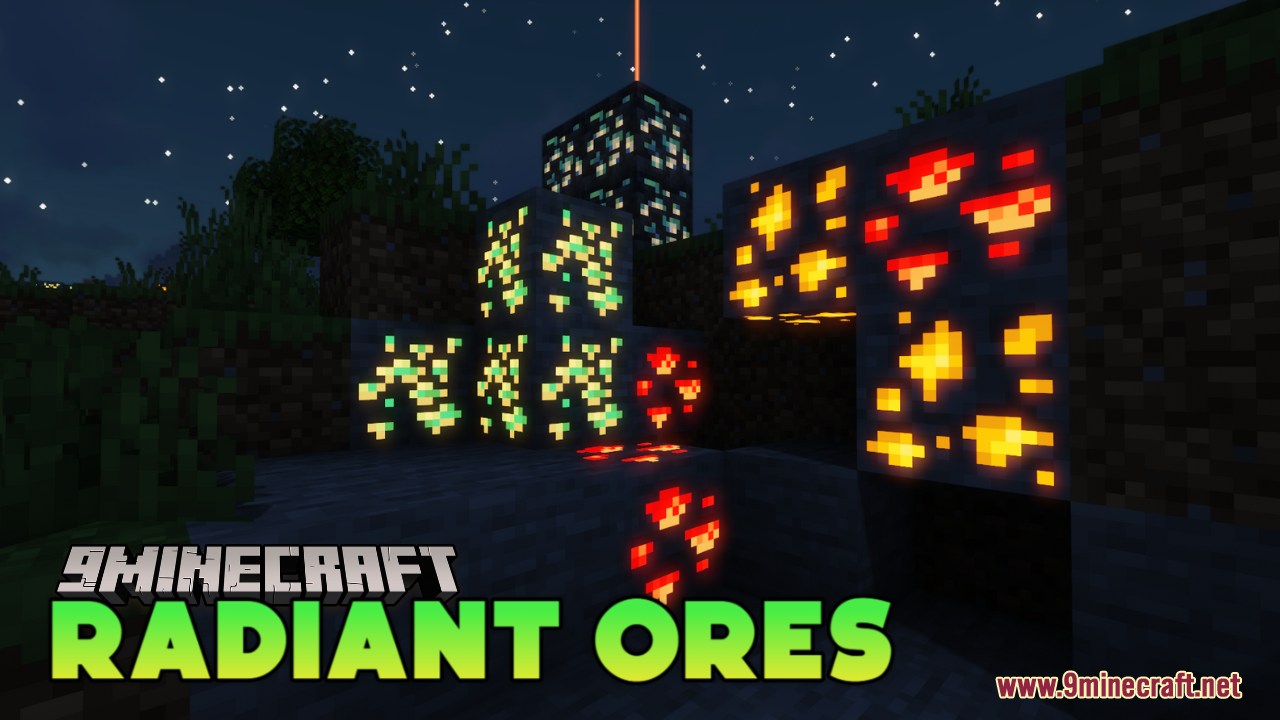 Radiant Ores Resource Pack (26.1.2, 1.21.1) – Texture Pack