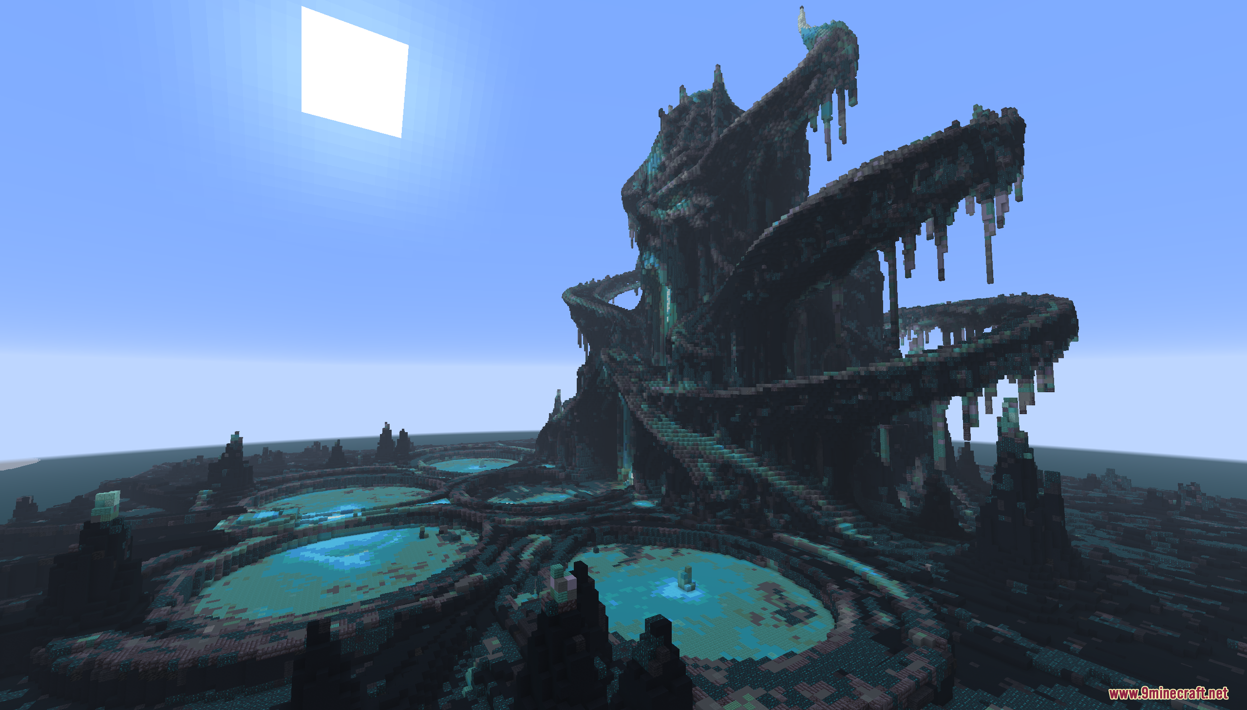 The Sculkborne Castle Map (26.1.2, 1.20.1) – Glowing Sculk Fortress