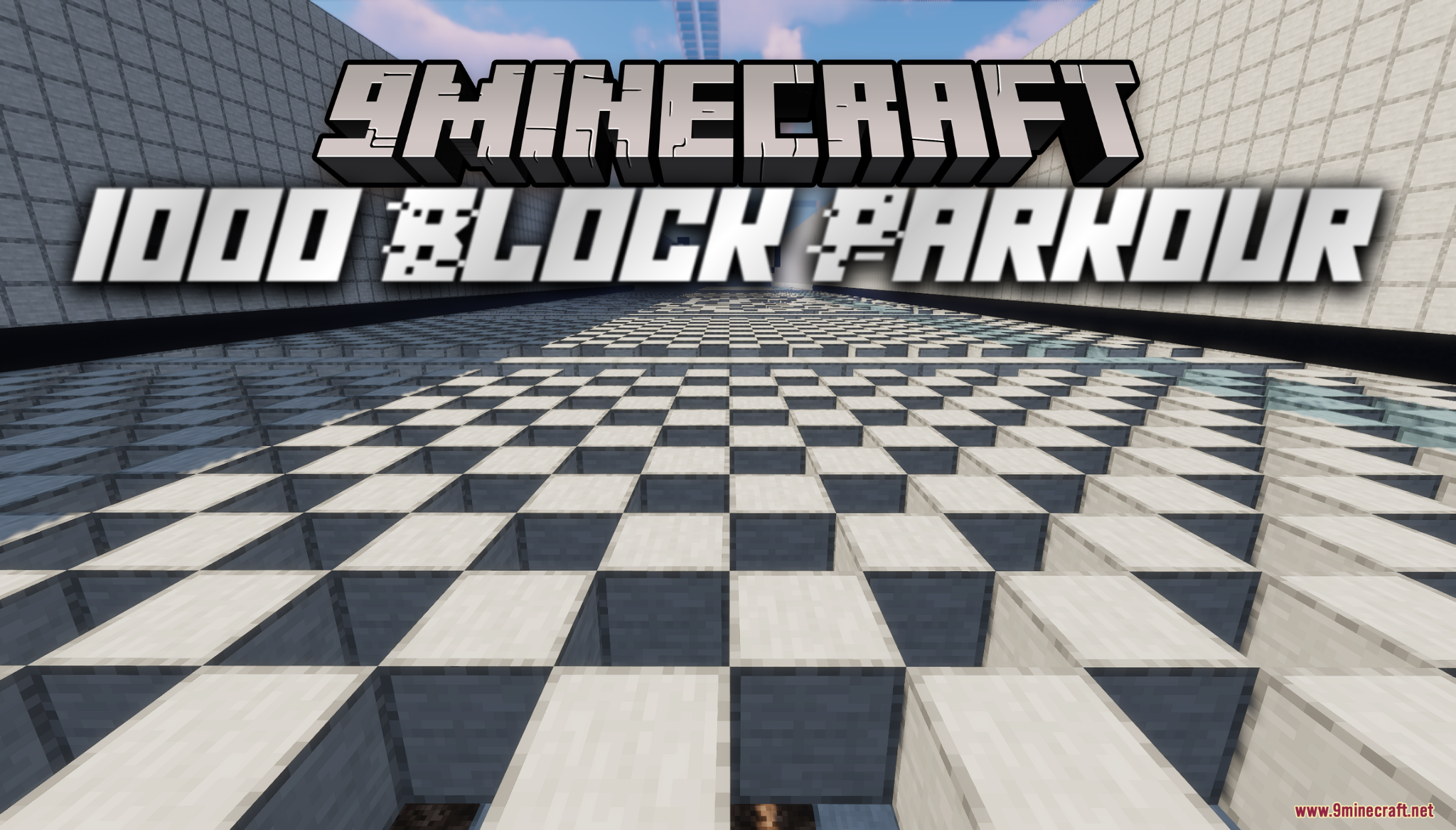1000 Block Parkour Map (26.2, 1.20.1) – Survive One Thousand Punishing Obstacles