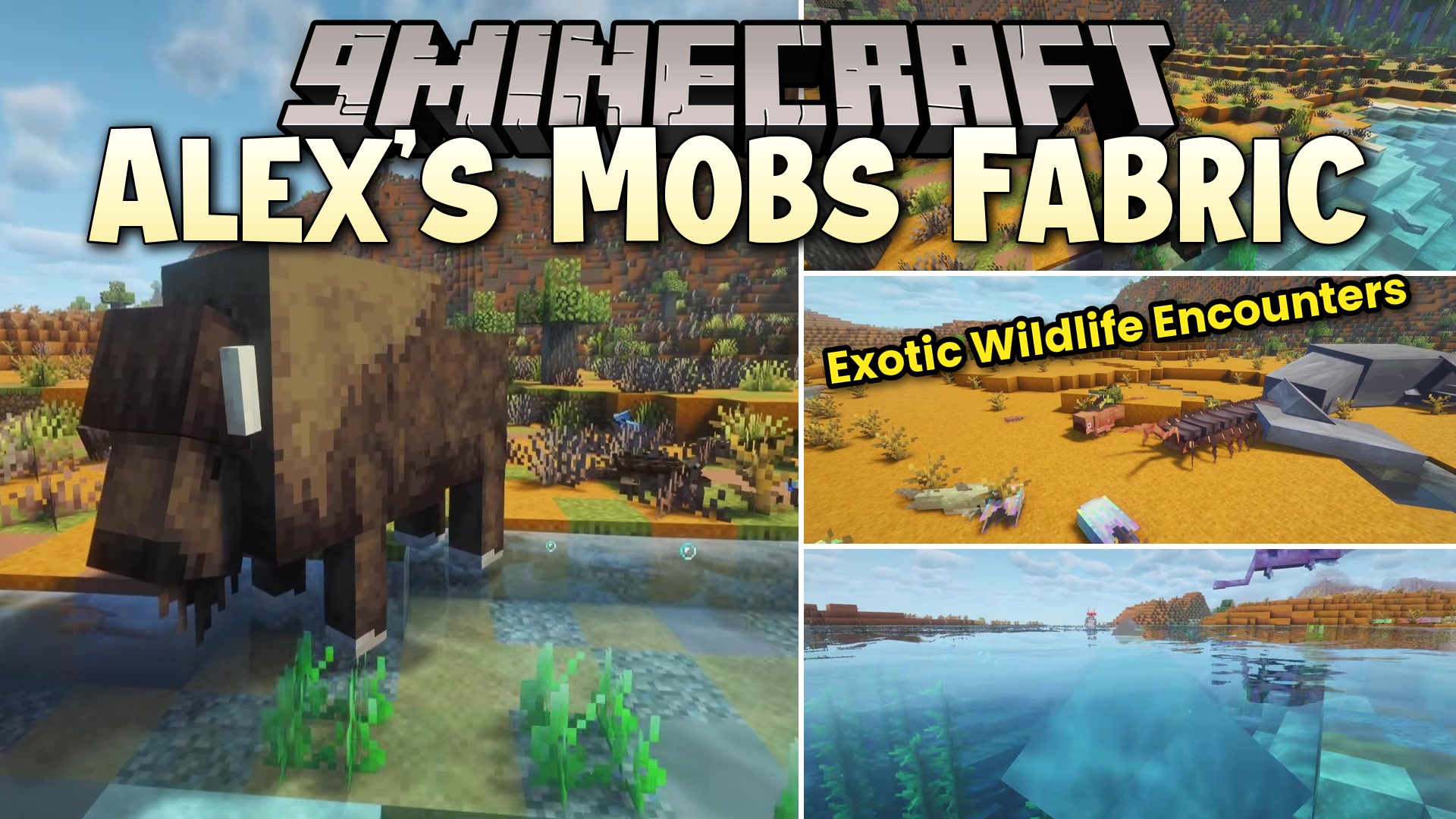 Alex’s Mobs Fabric Mod (26.2, 1.20.1) – Populate Every Biome with Exotic