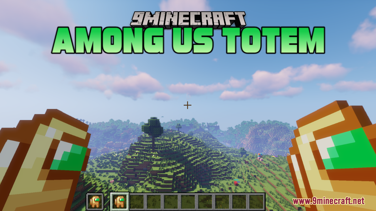 Among Us Totem Resource Pack (1.21.11, 1.20.1) – Silly Among Us Crewmates As