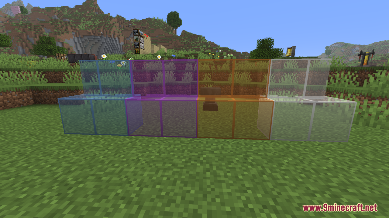 Better Clearer Glass Resource Pack (26.2, 1.21.1) – Crisp Streak-Free Windows 4 Better clearer glass resource pack showcasing various colored stained glass blocks