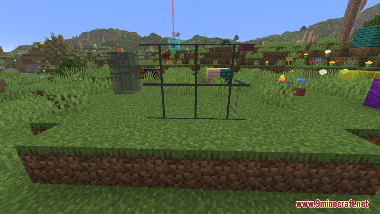 Better Clearer Glass Resource Pack (26.2, 1.21.1) – Crisp Streak-Free Windows 7 Clear glass blocks and panes showing a clean view of the landscape