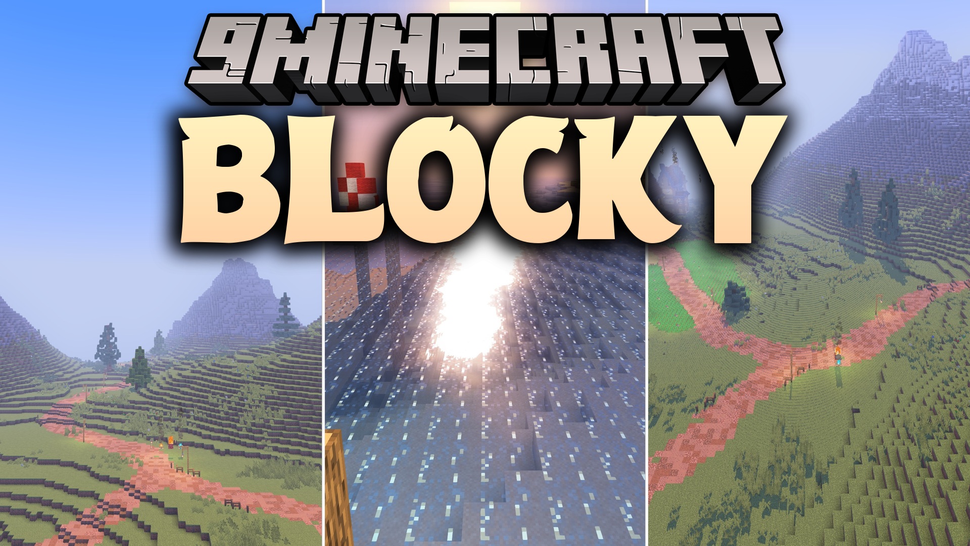 Blocky Shaders (26.2, 1.20.1) – Lightweight Cartoon Shadows with Glowing Bloom