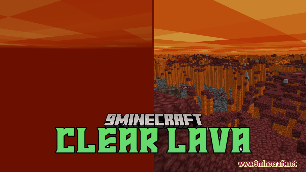 Clear Lava Resource Pack (26.2, 1.21.11) – Crystal Clear Vision in the Fiery
