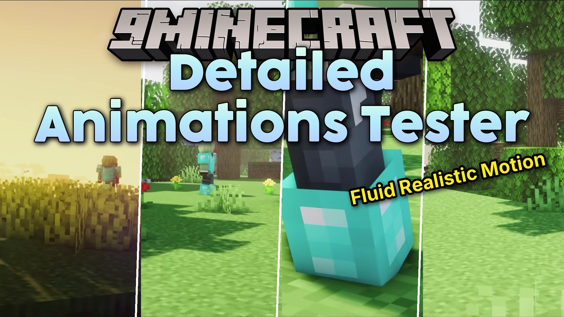 Detailed Animations Tester Resource Pack (1.21.5) – Organic and Lively Player