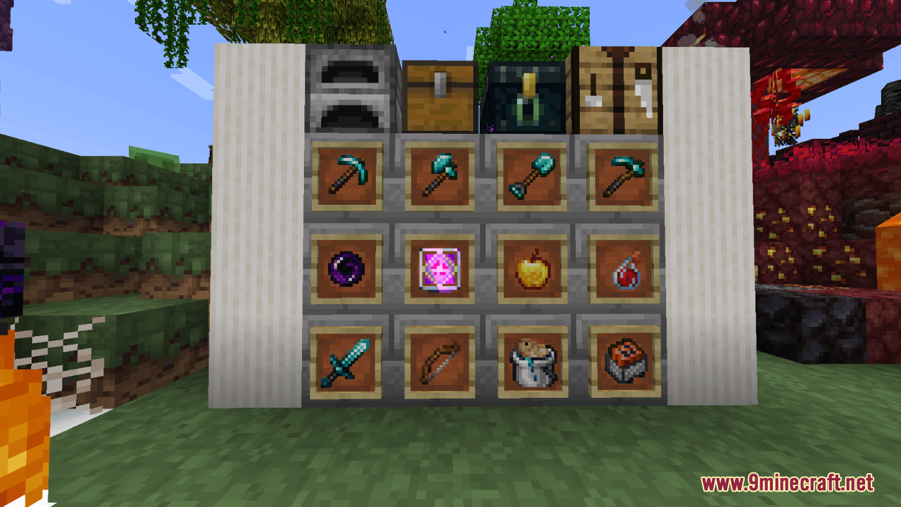 Embers Resource Pack (1.21.5) – A Polished Vanilla World With Classic Charm 2 Showcase of polished items and blocks from the embers resource pack