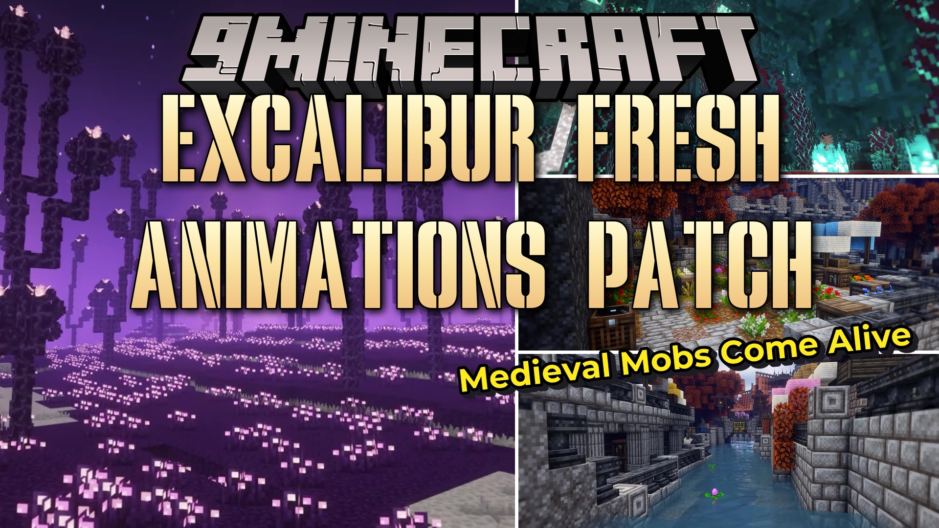 Excalibur Fresh Animations Patch Resource Pack (1.21.11, 1.20.1)