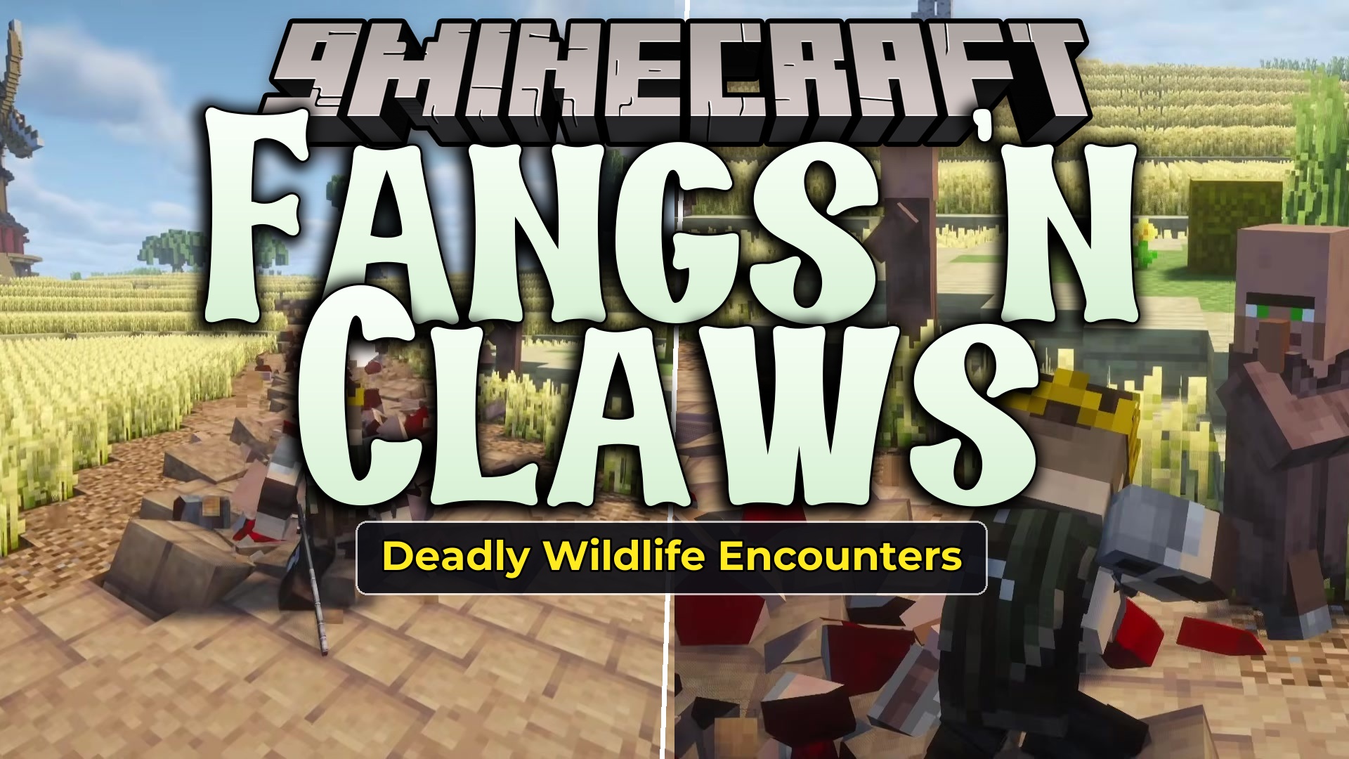 Fangs ‘n Claws Mod (1.21.11, 1.20.1) – Survive Wall-Smashing Ogres
