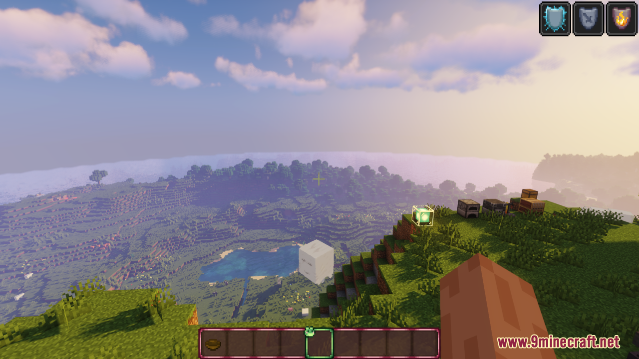 Frogcrafting Hotbar Resource Pack (26.1.2, 1.20.1) – Cute Frog And Flower 10 A minecraft landscape