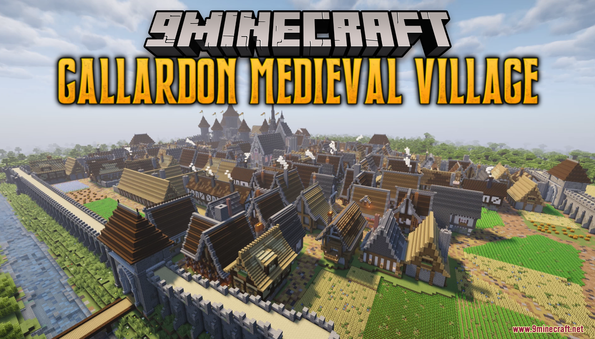 Gallardon Medieval Village Map (26.2, 1.20.1) – Historical French Town