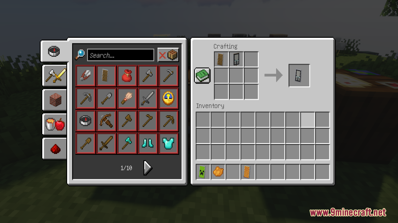 Hd Shield Resource Pack (26.1.2, 1.20.1) – Crystal Clear Custom Shield Banners 10 A player combining a shield and a banner in the crafting menu