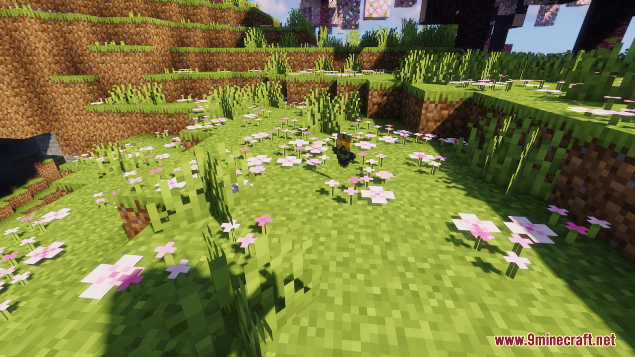 Halo Totem Of Undying Resource Pack (1.21.11, 1.21.1) – A Sleek Sci-Fi Design 2 A master chief helmet totem of undying dropped on a flowery field