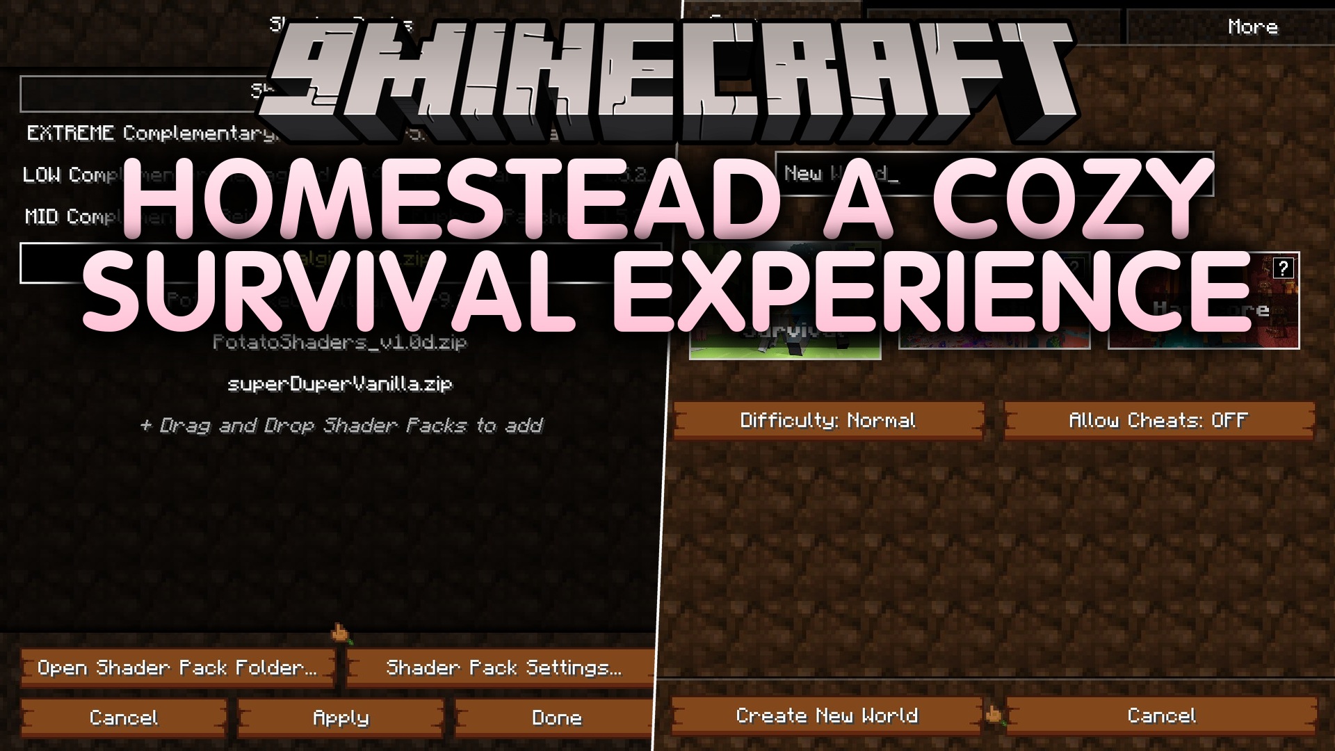 Homestead A Cozy Survival Experience Modpack (26.2, 1.20.1) – Build Your Dream Cozy Home