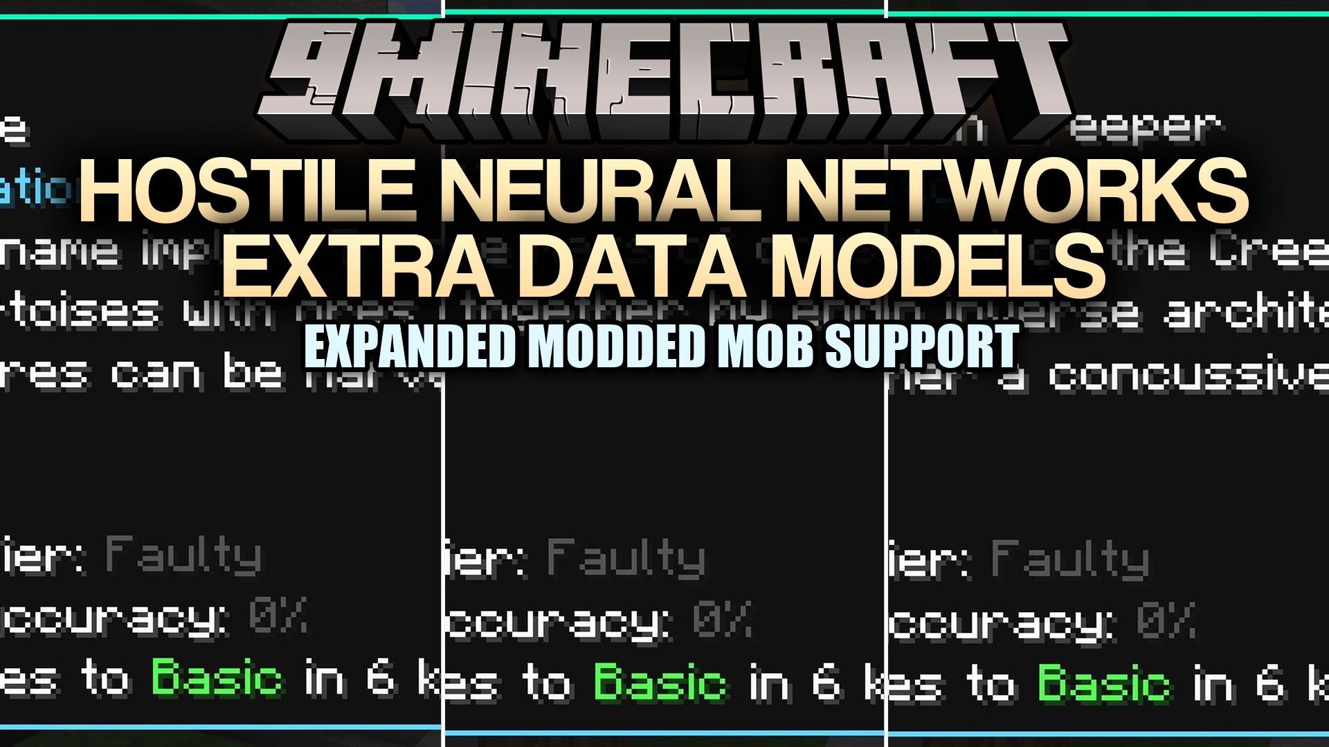 Hostile Neural Networks Extra Data Models Data Pack (1.21.1, 1.20.1)