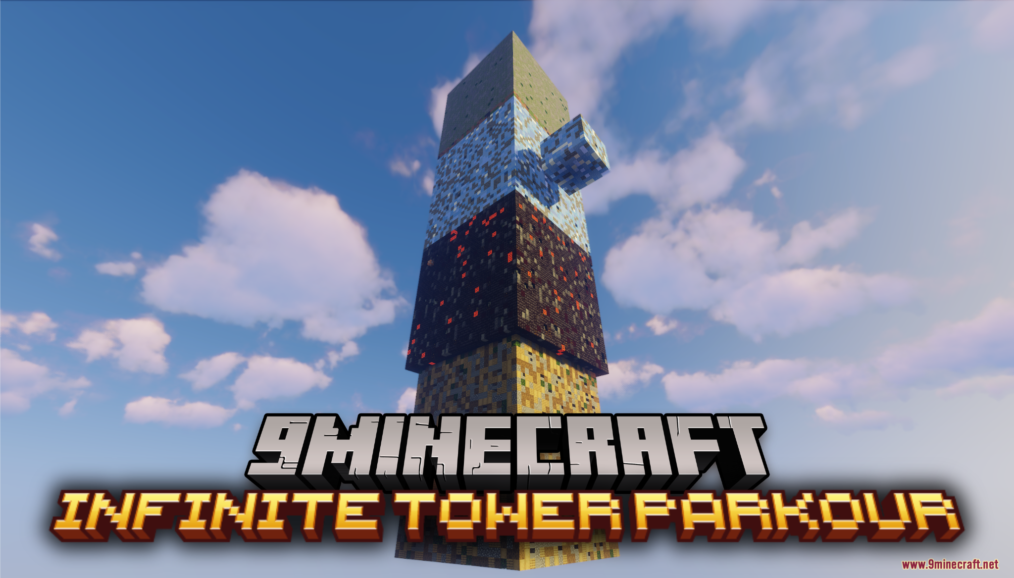 Infinite Tower Parkour Map (26.2, 1.20.1) – Climb an Endless Tower