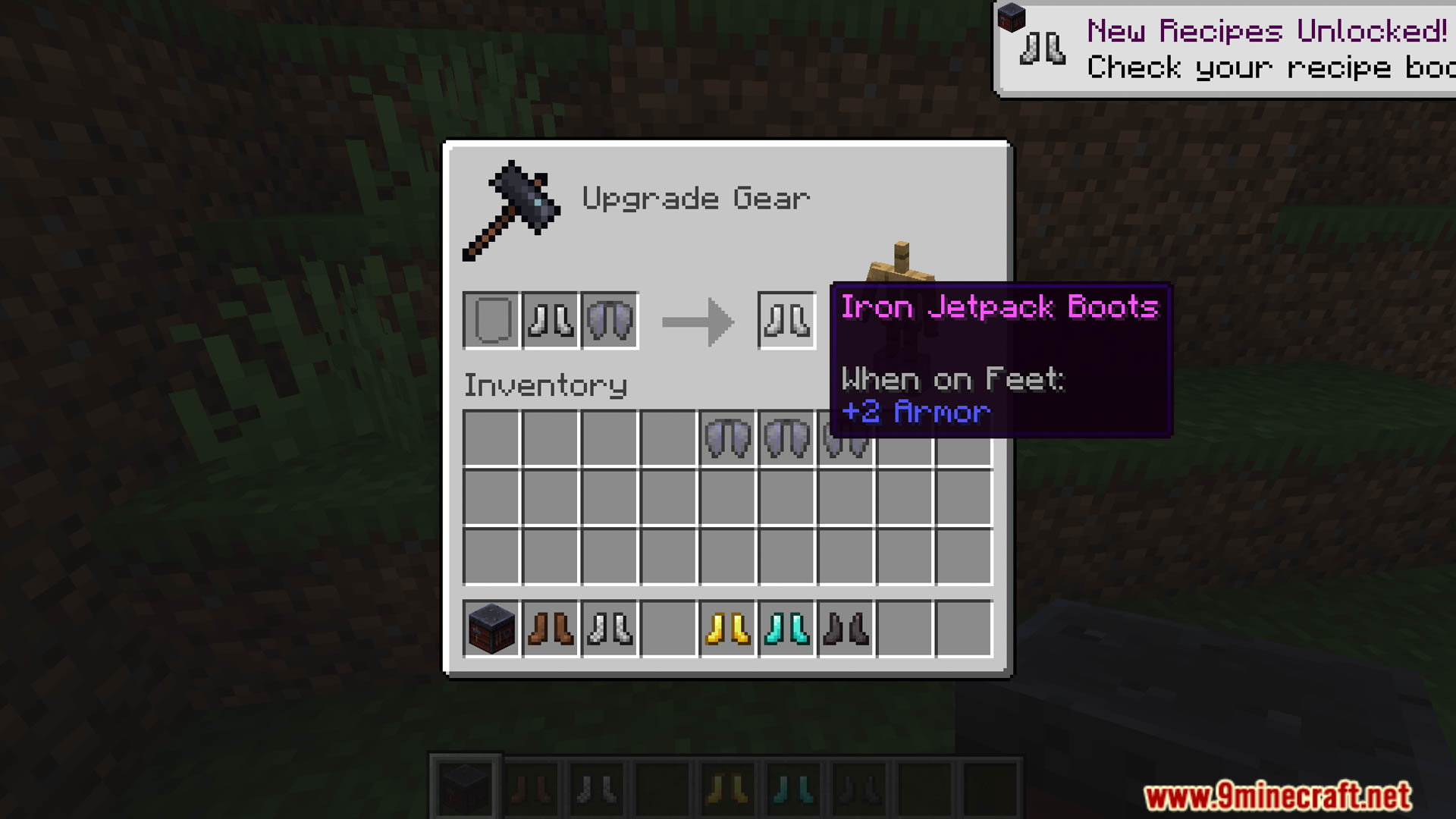 Jetpack Boots Data Pack (1.21.4) – Fly Freely With Enhanced Boots 5 Jetpack boots data pack screenshots 4