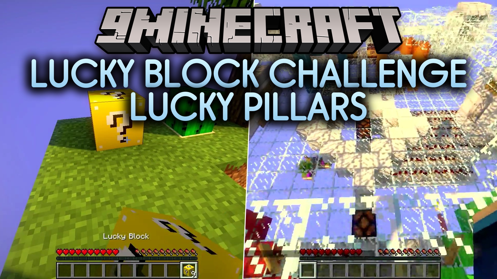 Lucky Block Challenge Lucky Pillars Map (26.2, 1.20.1)