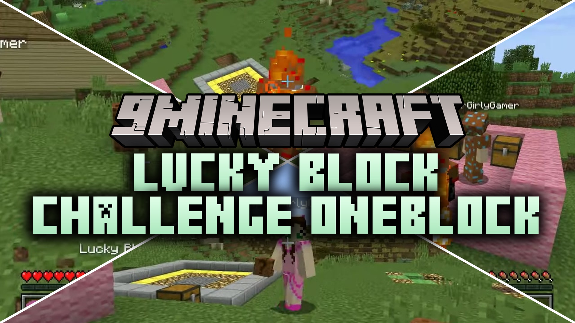 Lucky Block Challenge OneBlock Map (26.2, 1.20.1) – Survive Sudden Void Chaos