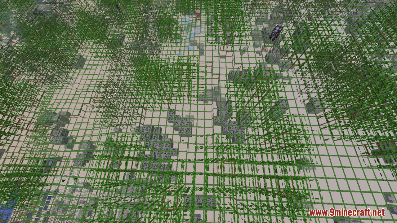 Mahi’s X-Ray Resource Pack (26.2, 1.20.1) – Clear Wireframe Outlines 10 Mahi x ray resource pack shows green wireframe outlines of underground minecraft blocks