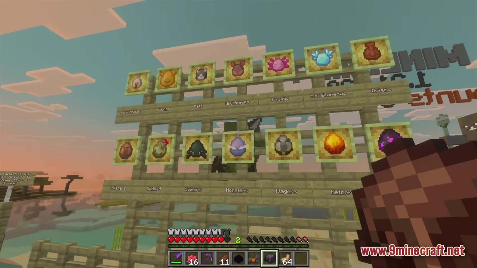 Oneblock mounts of mayhem map screenshot 3
