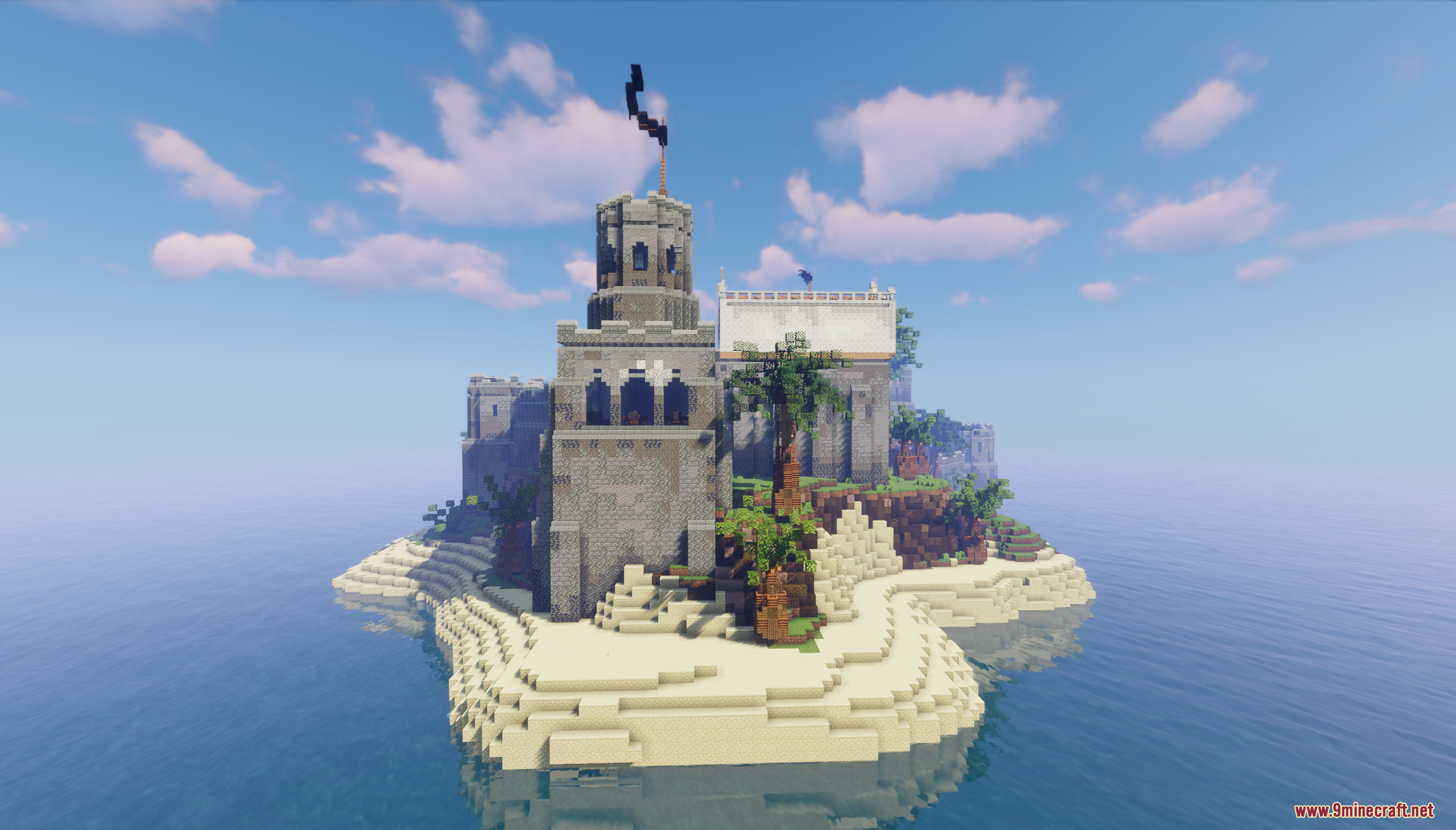 Pirate Fortress Map (26.2, 1.20.1) – Rule The Oceans From A Massive Island Fortress 9 A stone pirate