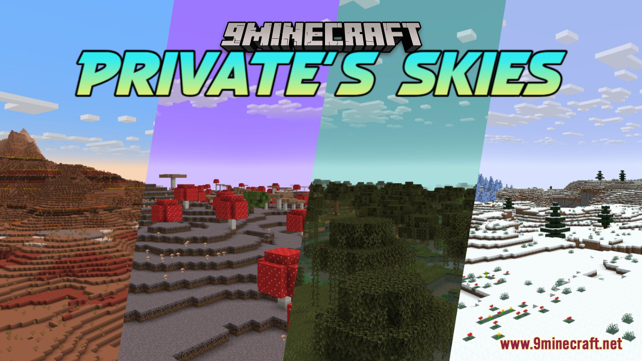 Private’s Skies Resource Pack (26.2, 1.20.1) – Texture Pack