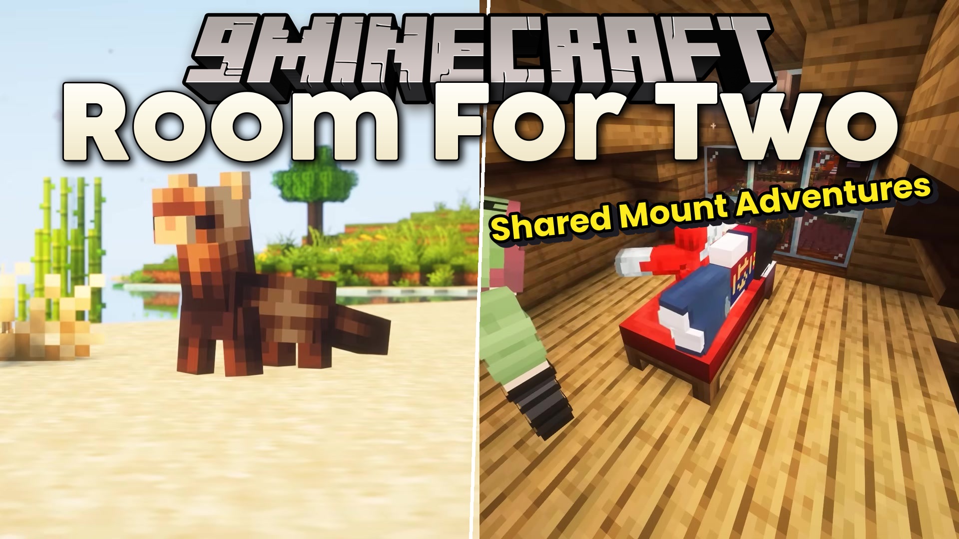 Room for Two Mod (26.2, 1.20.1) – Share a Single Bed with Friends