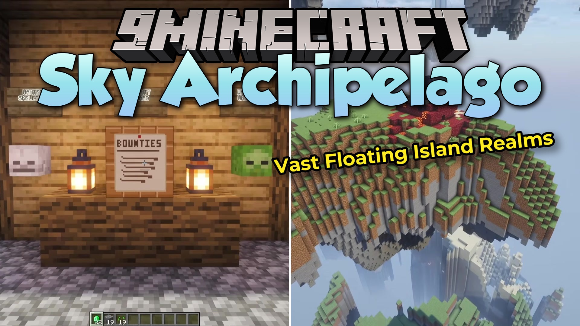 Sky Archipelago Mod (1.21.1) – Generate Custom Floating Island Survival Worlds