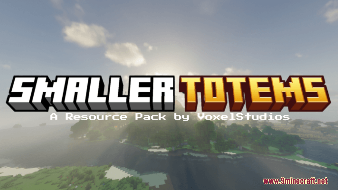 Smaller Totems Resource Pack (1.21.11, 1.21.1) – Tiny Totems for Unobstructed