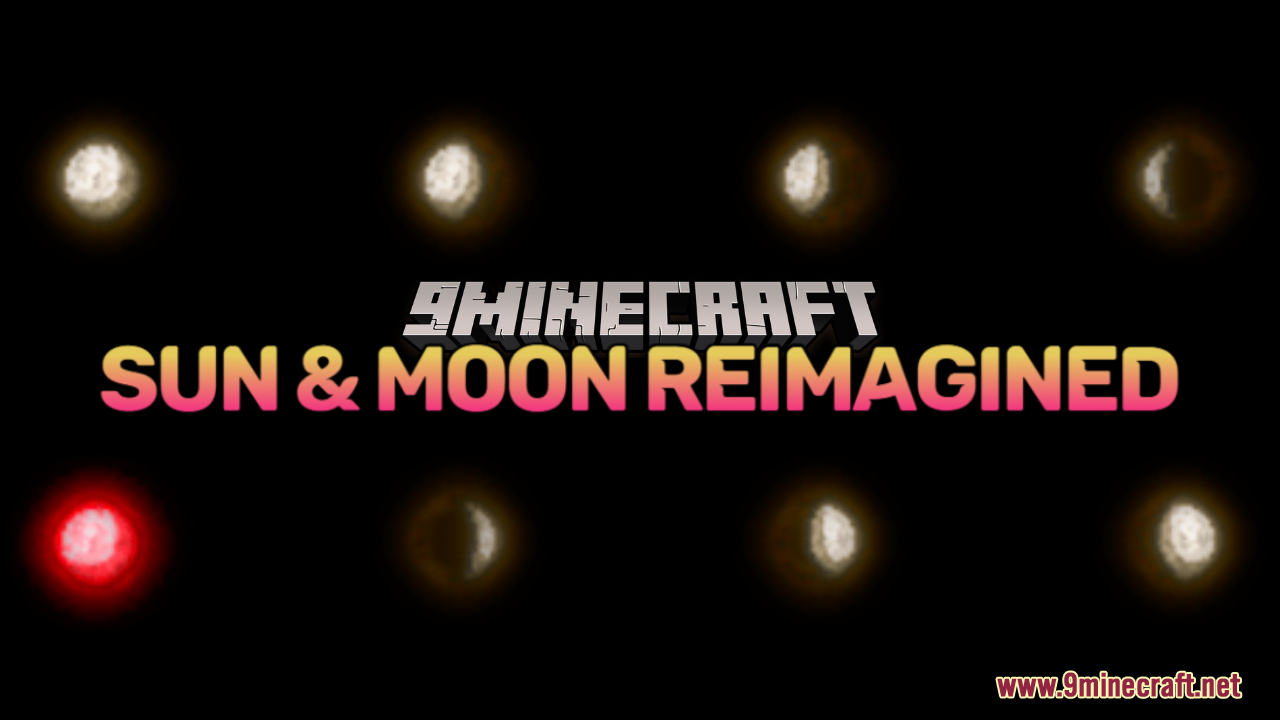 Sun & Moon Reimagined Resource Pack – Vibrant Skies and Detailed Moon Phases