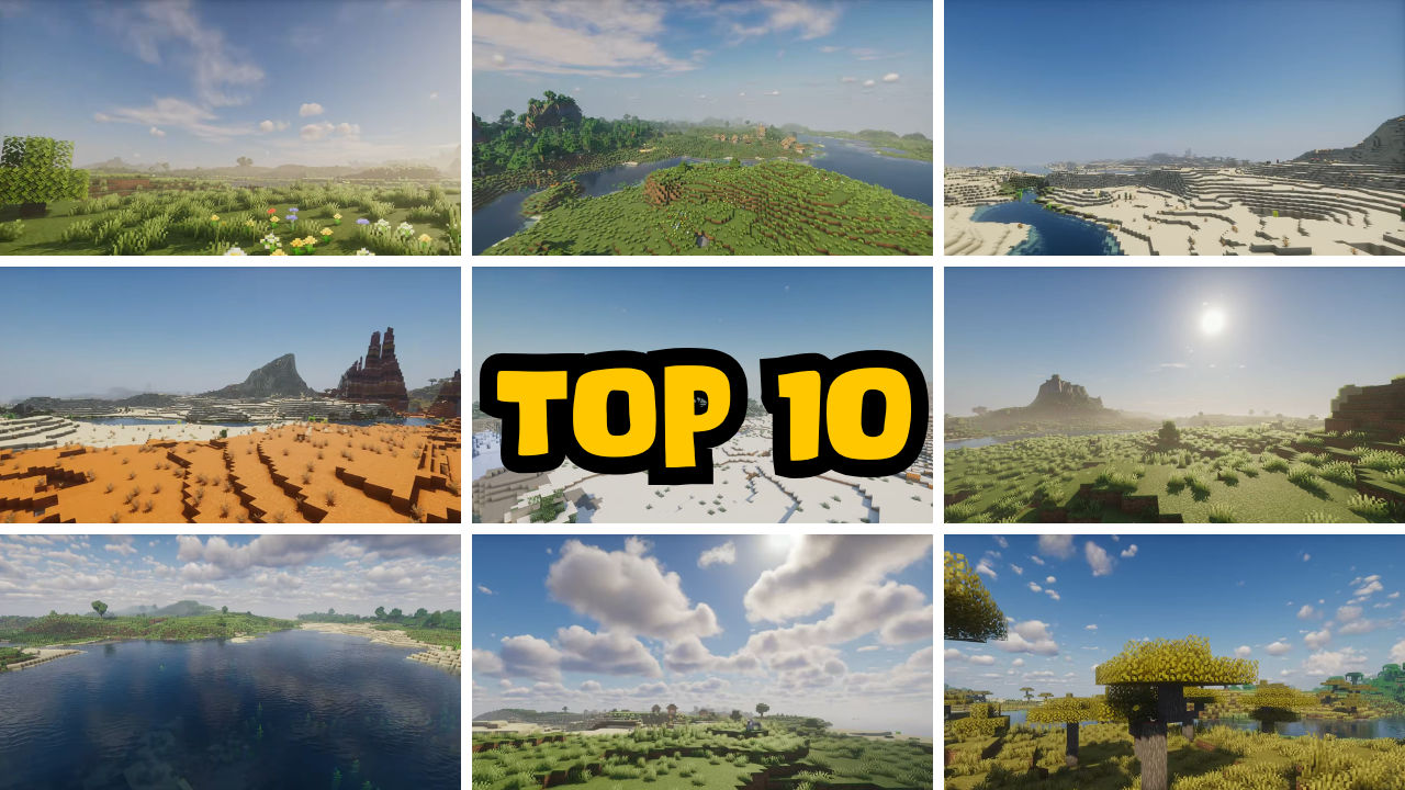 Top 10 Ultimate Building Worlds For Minecraft (26.2, 1.21.1) – Java, Bedrock Edition