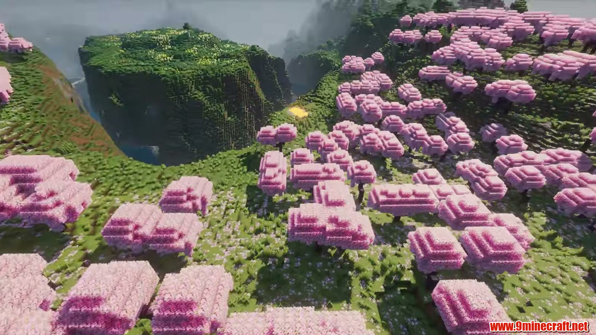 Top 13 Flat Land Seeds Perfect For Building In Minecraft (26.2, 1.21.11) – Java Edition 16 Cherry grove flat at spawn in minecraft seed 8833602552287793990