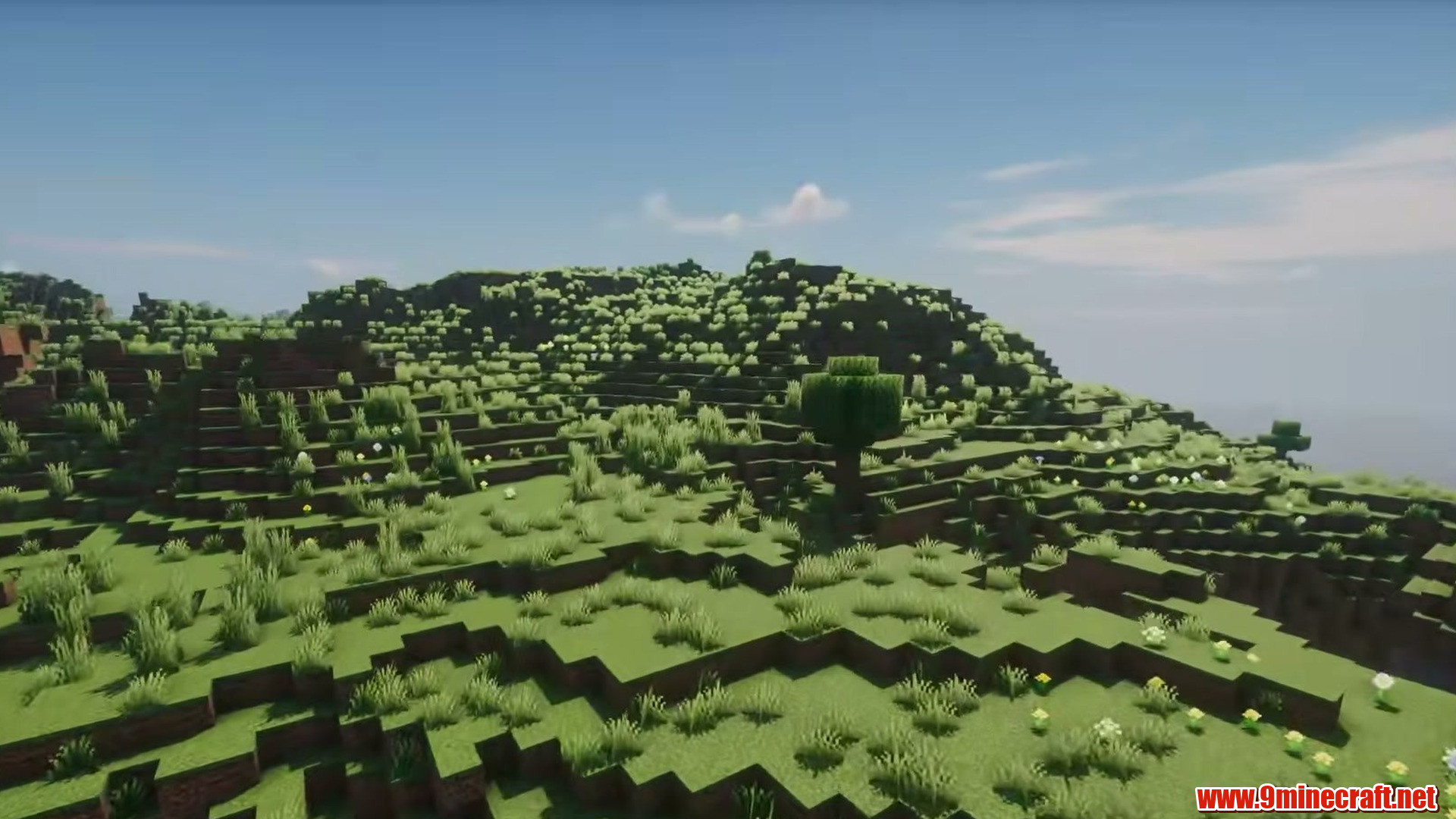 Top 13 Flat Land Seeds Perfect For Building In Minecraft (26.2, 1.21.11) – Java Edition 25 Village terraces above the flat farmland