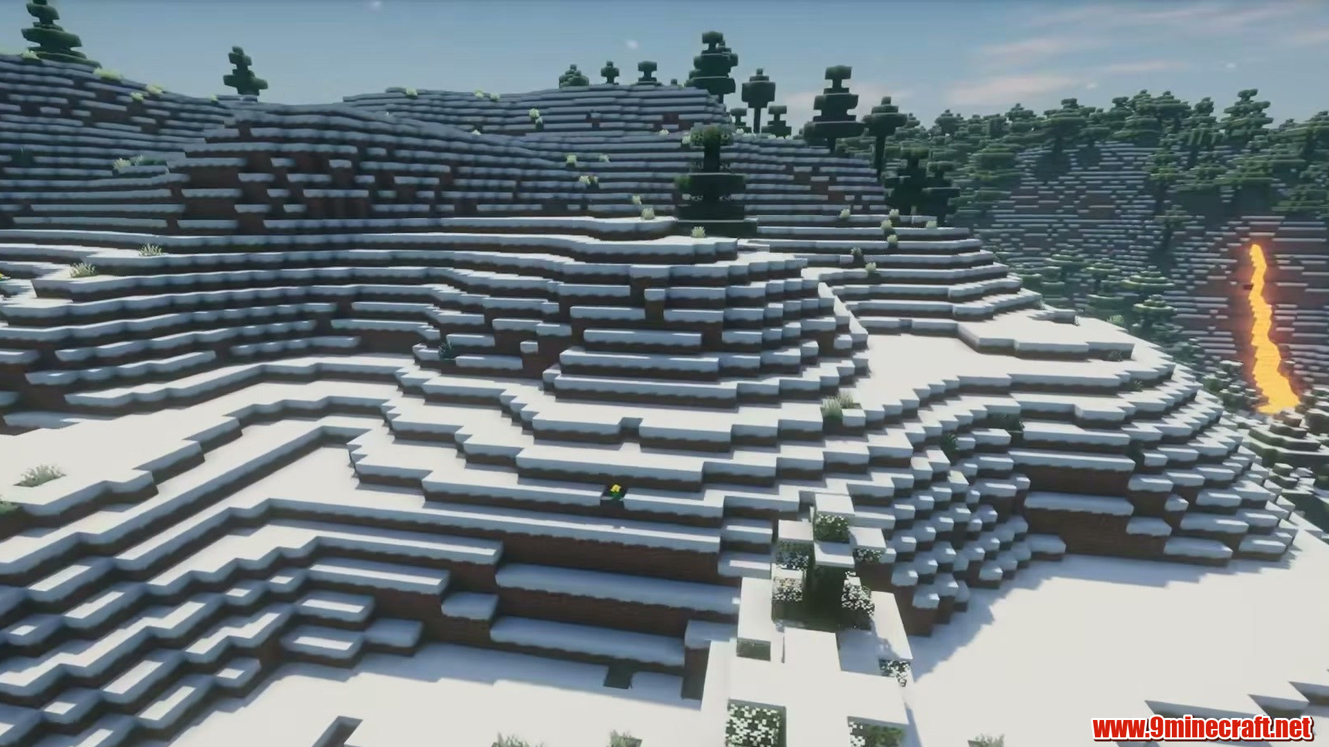 Top 13 Flat Land Seeds Perfect For Building In Minecraft (26.2, 1.21.11) – Java Edition 27 Snowy plains with an igloo on the horizon