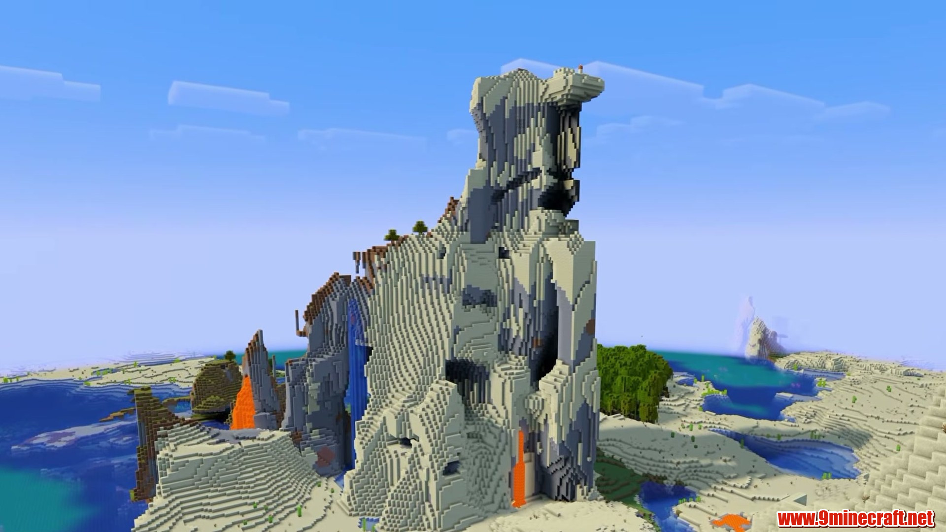 Top 15 Village Seeds For Your Next Minecraft World (26.2, 1.21.11) – Java Edition 9 House on top of a stone spire in minecraft seed -8712494954124659724