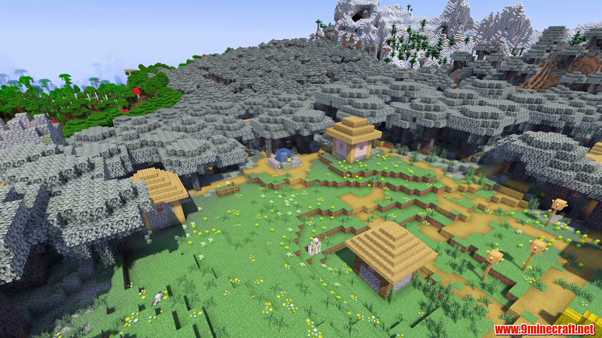 Top 15 Village Seeds For Your Next Minecraft World (26.2, 1.21.11) – Java Edition 11 Village beneath pale garden cliffs in minecraft seed -3538984882182982215
