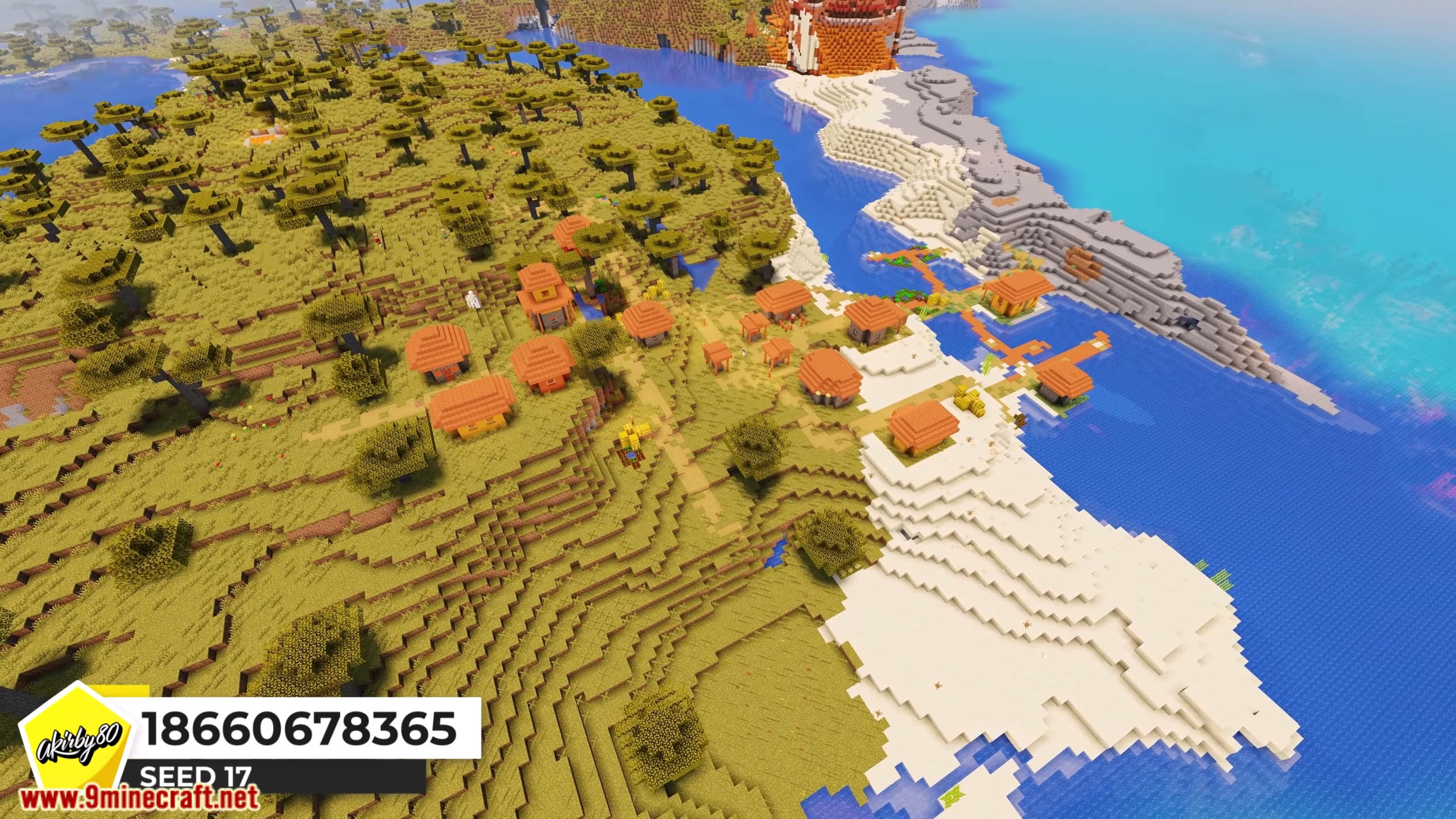 Top 25 best new village minecraft seeds screenshots 9