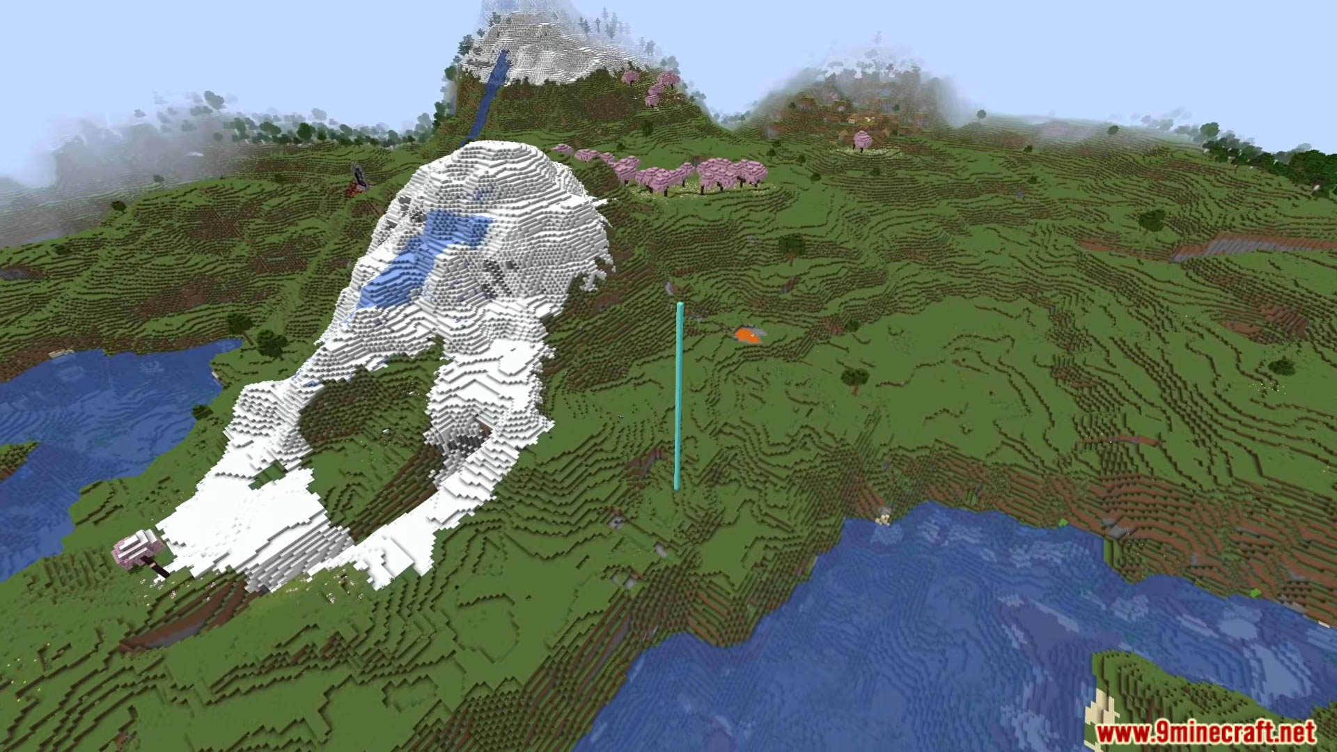 Top 5 Amazing Mountain Seeds For Minecraft (26.2, 1.21.1) – Java Edition 17 Top 5 amazing mountain seeds for minecraft screenchots 16