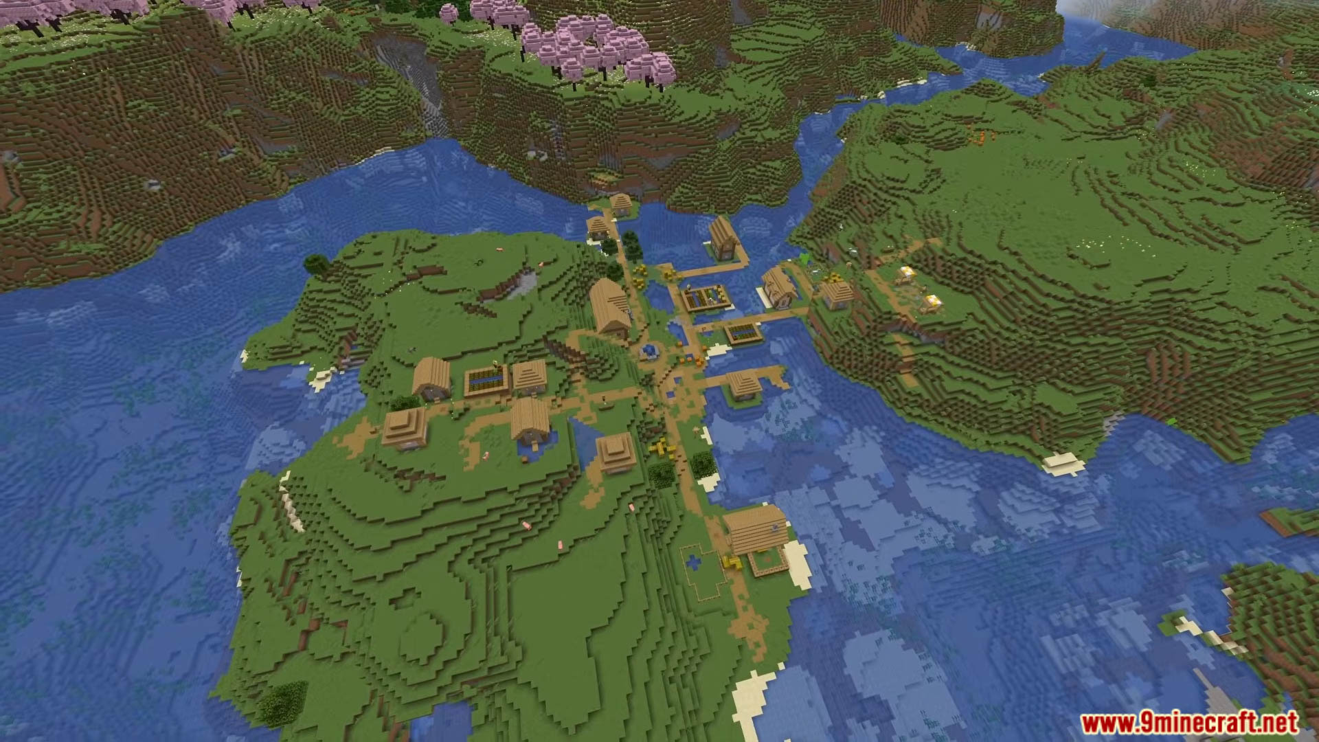 Top 5 Amazing Mountain Seeds For Minecraft (26.2, 1.21.1) – Java Edition 18 Top 5 amazing mountain seeds for minecraft screenchots 17