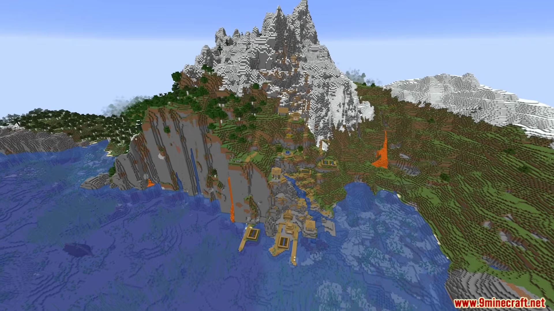 Top 5 Amazing Mountain Seeds For Minecraft (26.2, 1.21.1) – Java Edition 21 Top 5 amazing mountain seeds for minecraft screenchots 20