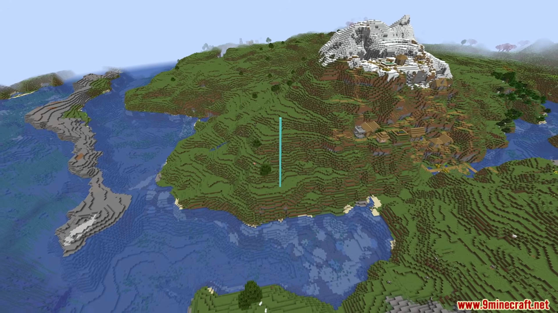Top 5 Amazing Mountain Seeds For Minecraft (26.2, 1.21.1) – Java Edition 7 Top 5 amazing mountain seeds for minecraft screenchots 6