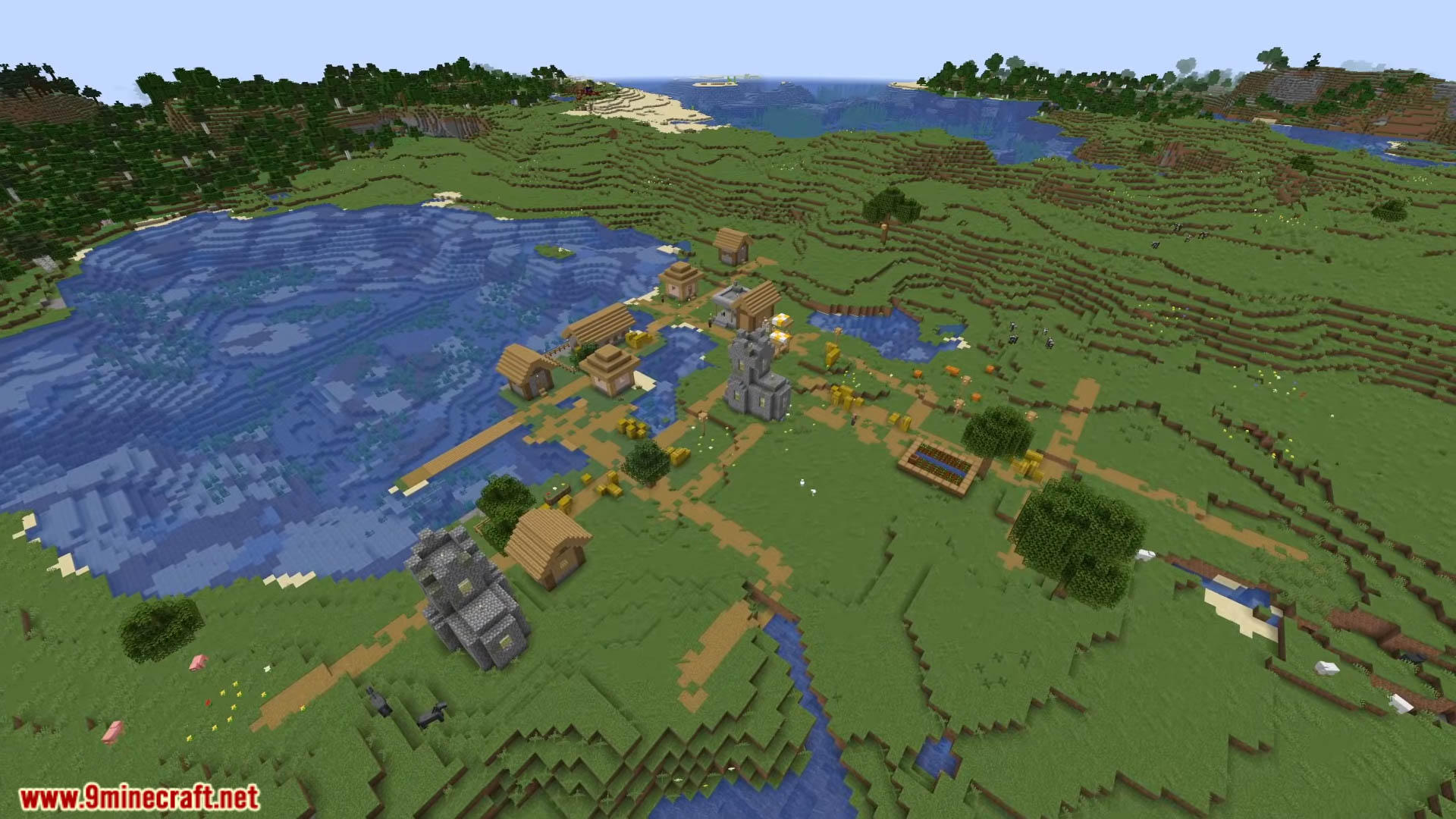 Top 5 Epic Village Starter Seeds For Minecraft (26.2, 1.21.1) – Java Edition 11 Top 5 epic village starter seeds for minecraft screenchots 10