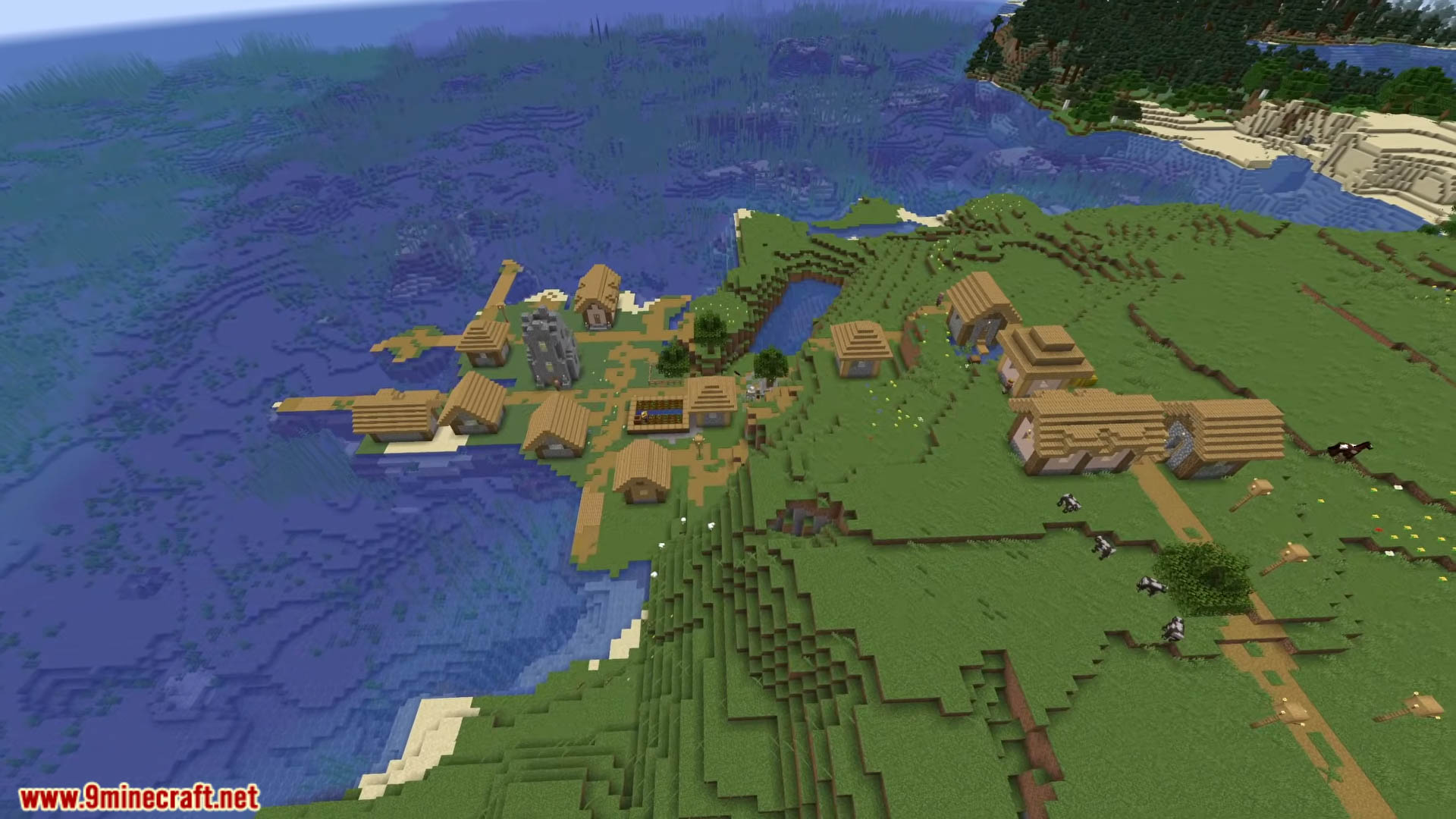 Top 5 Epic Village Starter Seeds For Minecraft (26.2, 1.21.1) – Java Edition 12 Top 5 epic village starter seeds for minecraft screenchots 11