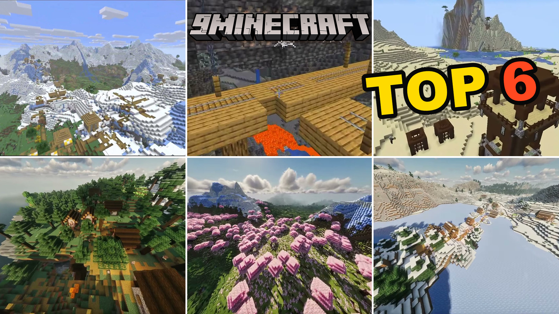 Top 6 Village and Cherry Grove Seeds For Minecraft (26.2, 1.21.11) – Java Edition