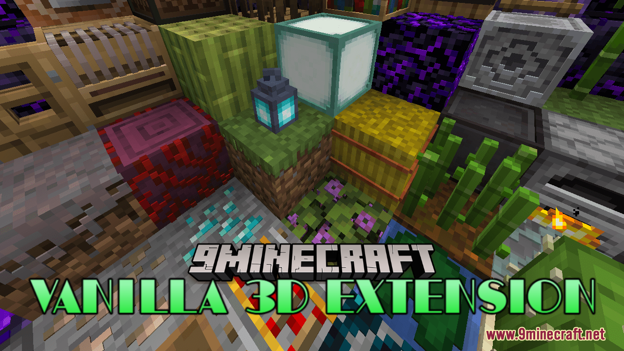 Vanilla 3D Extension Resource Pack (26.2, 1.21.11) – Classic Vanilla Style